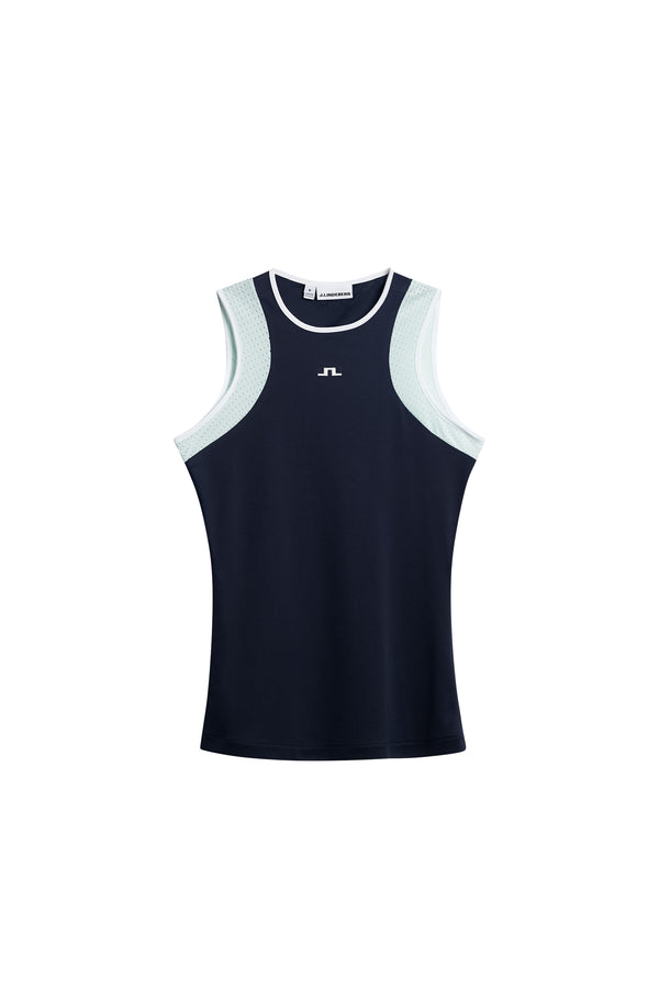 Nora Sleeveless Top / JL Navy