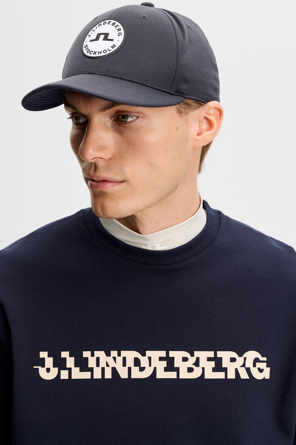 Club Printed  Crew Neck / JL Navy