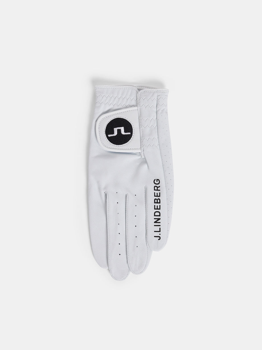 Ron Leather Golf Glove A / White