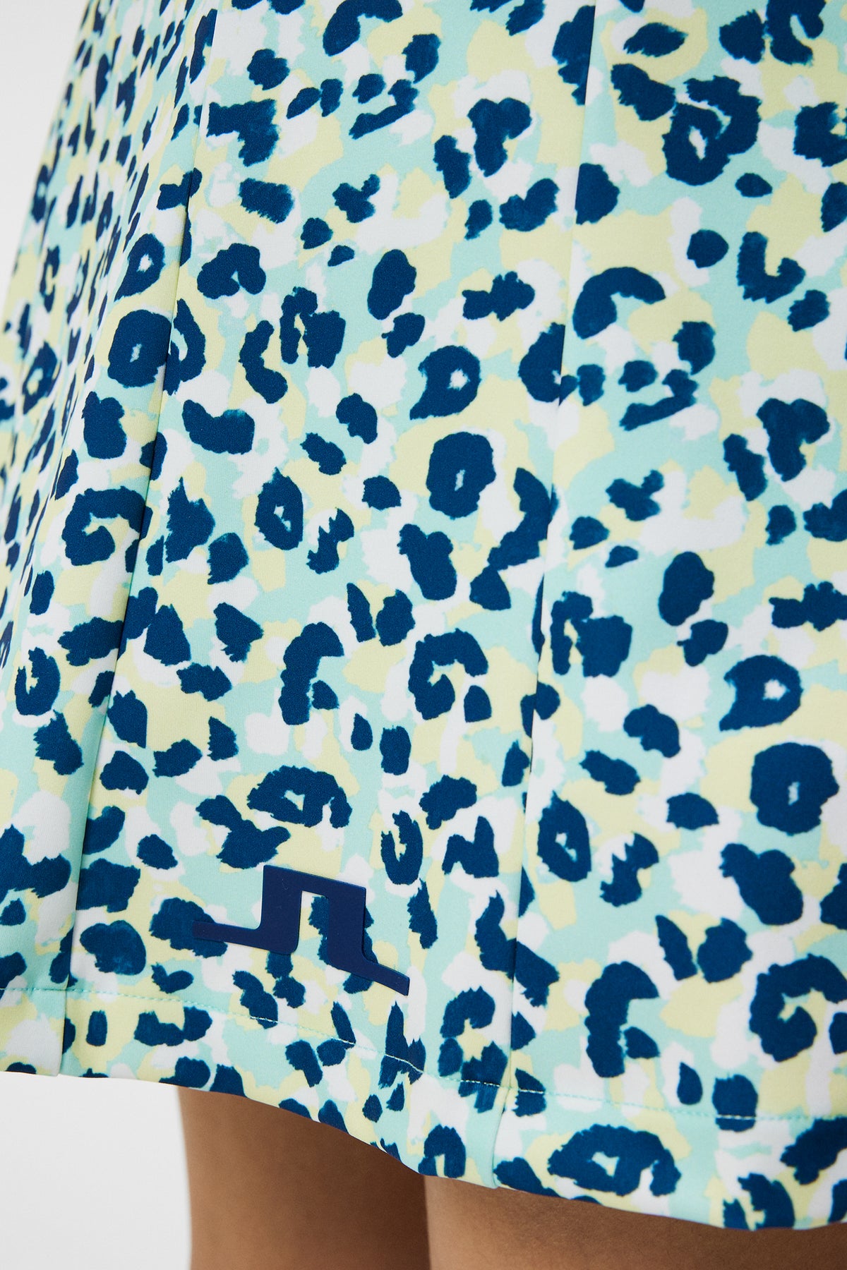 Jasmin Print Dress / Leopard Aruba Blue