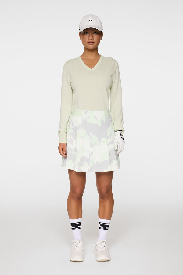 Alesia Print Skirt / Warp Ambrosia L
