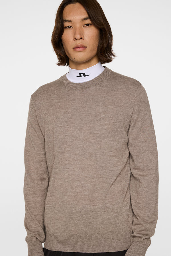 Keane Merino Crew Neck / Brindle Melange