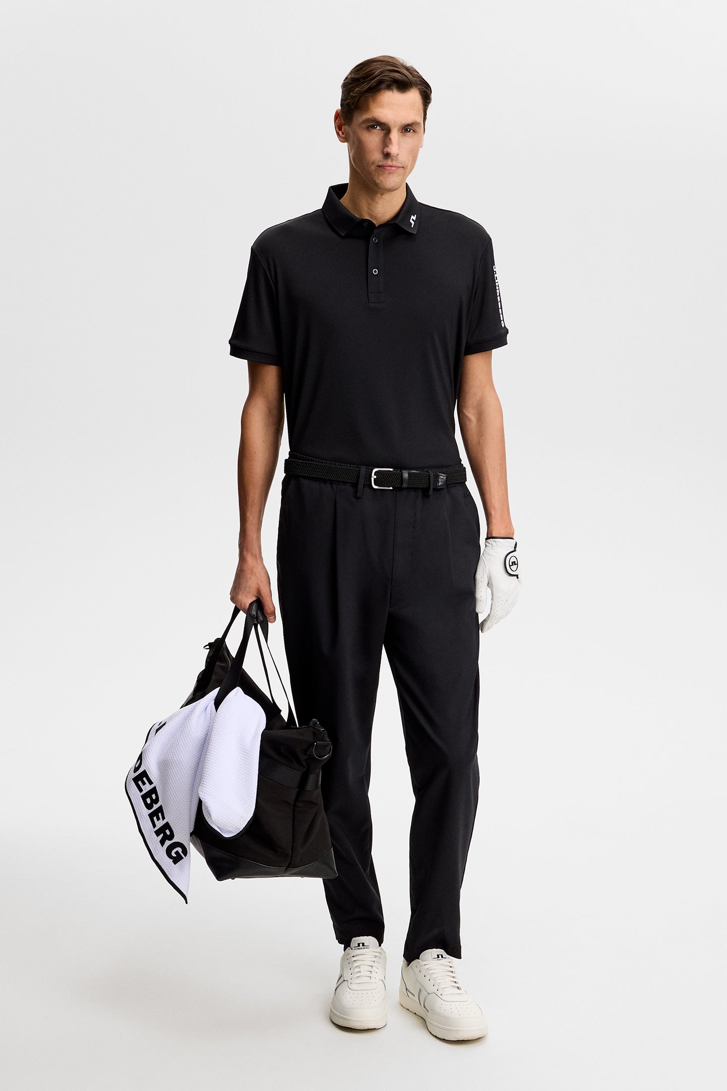 Tour Tech Polo / Black | J.Lindeberg Official