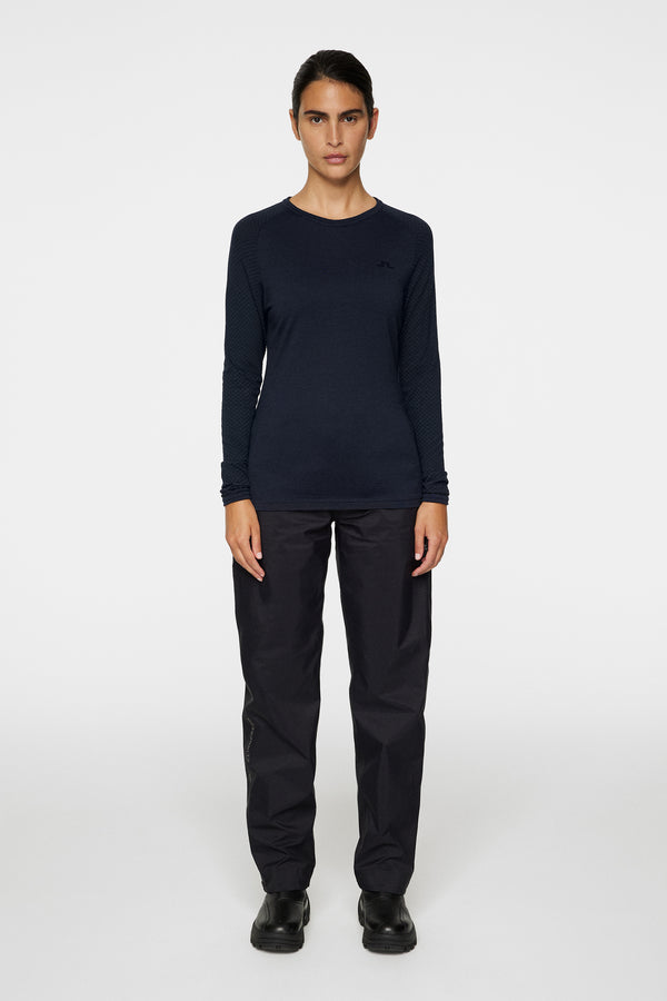 Bella Wool LS T-shirt / JL Navy