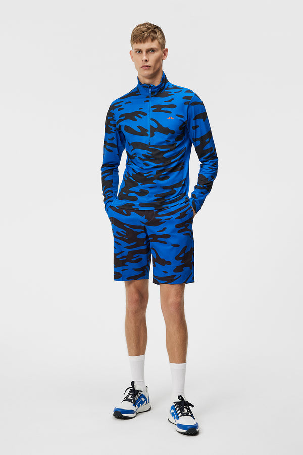Luke Print Mid Layer / Neptune Nautical Blue