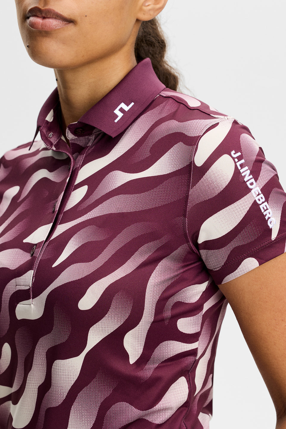 Tour Tech Print Polo / Bunker Fade Winetasting Moon M