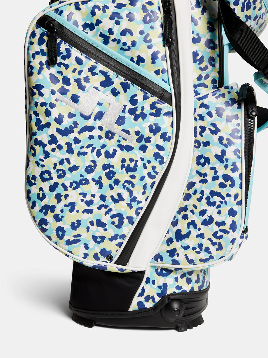 Play Stand Bag Print / Leopard Aruba Blue