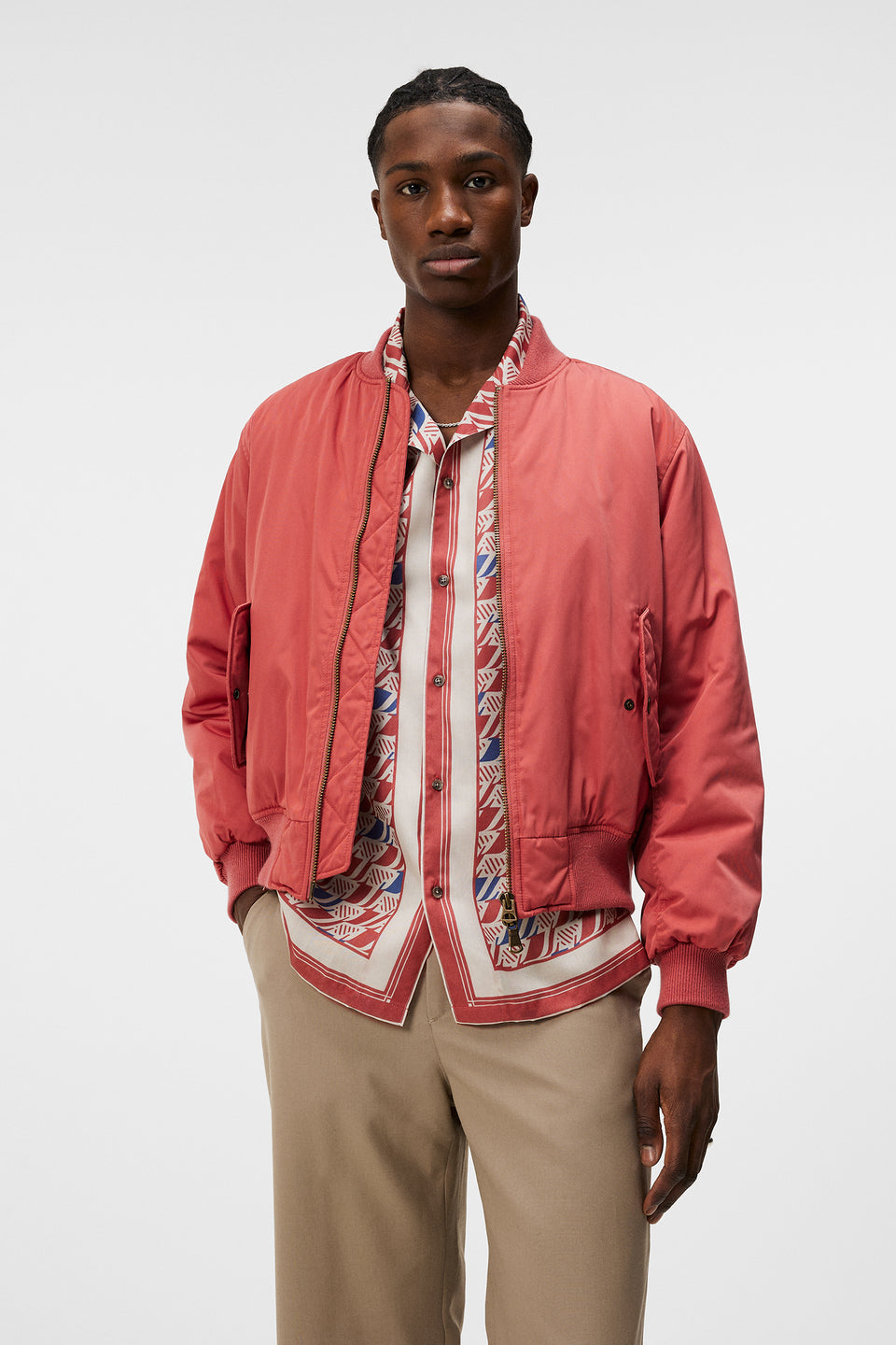 Bradfield Twill Nylon jacket / Dusty Cedar