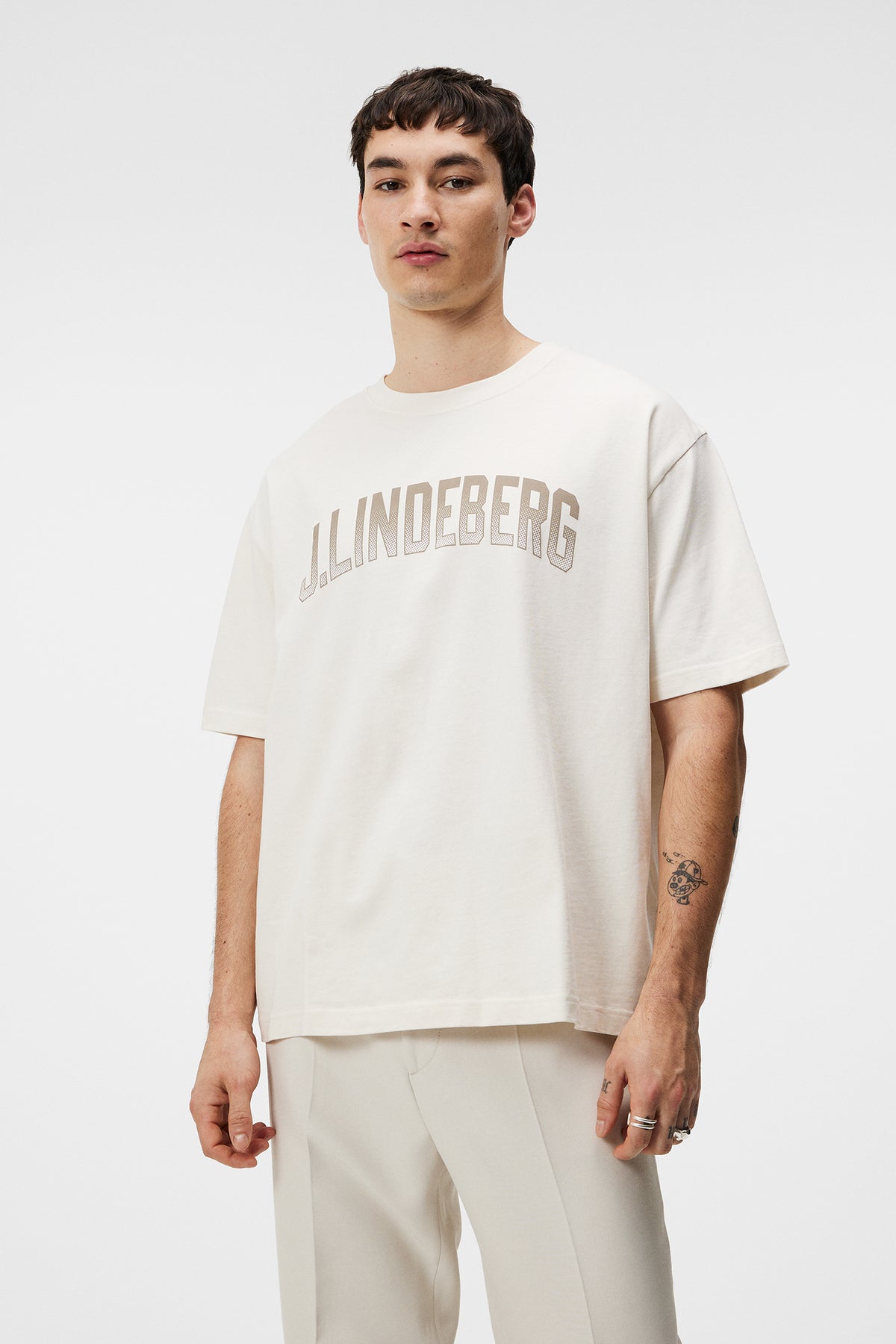 Tjorn Boxy Printed T-shirt / Cloud White