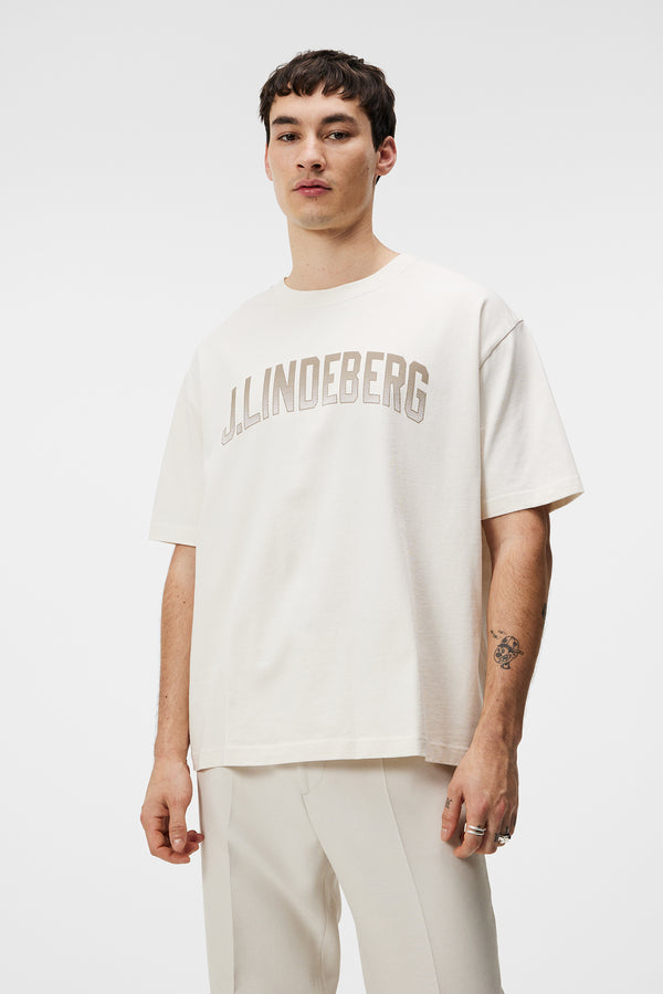 Tjorn Boxy Printed T-shirt / Cloud White