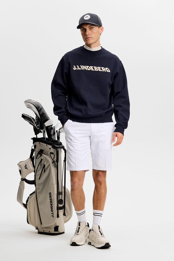 Club Printed  Crew Neck / JL Navy