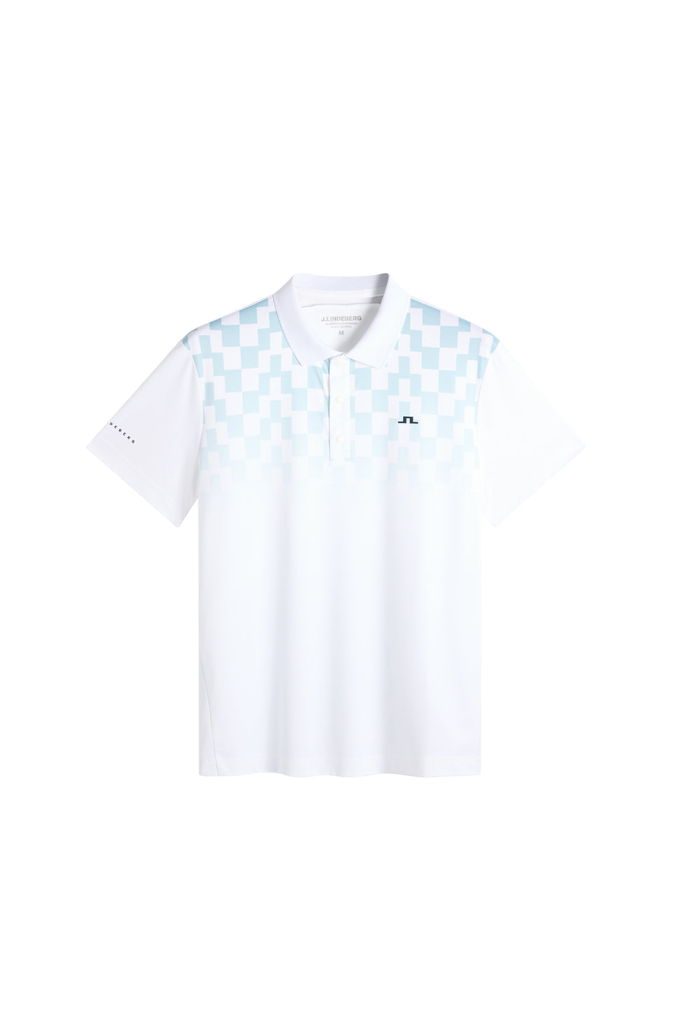 Finn Print Polo / Finn Fade White