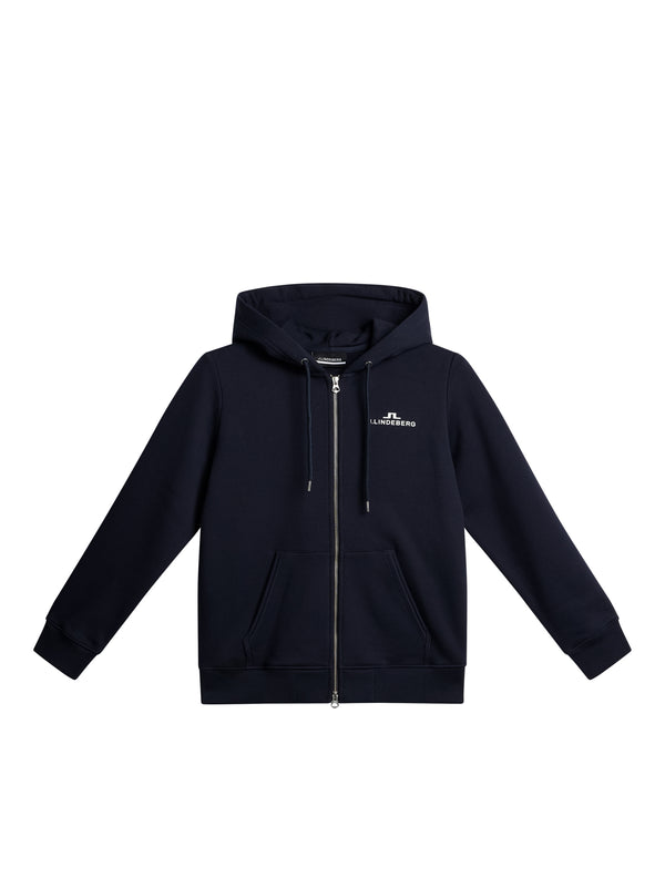 W Alpha Zip Hood / JL Navy
