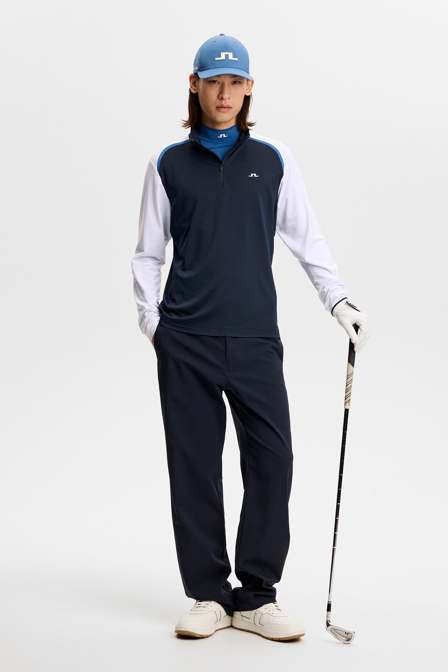 Blake Zip Mid Layer / JL Navy | J.Lindeberg Official