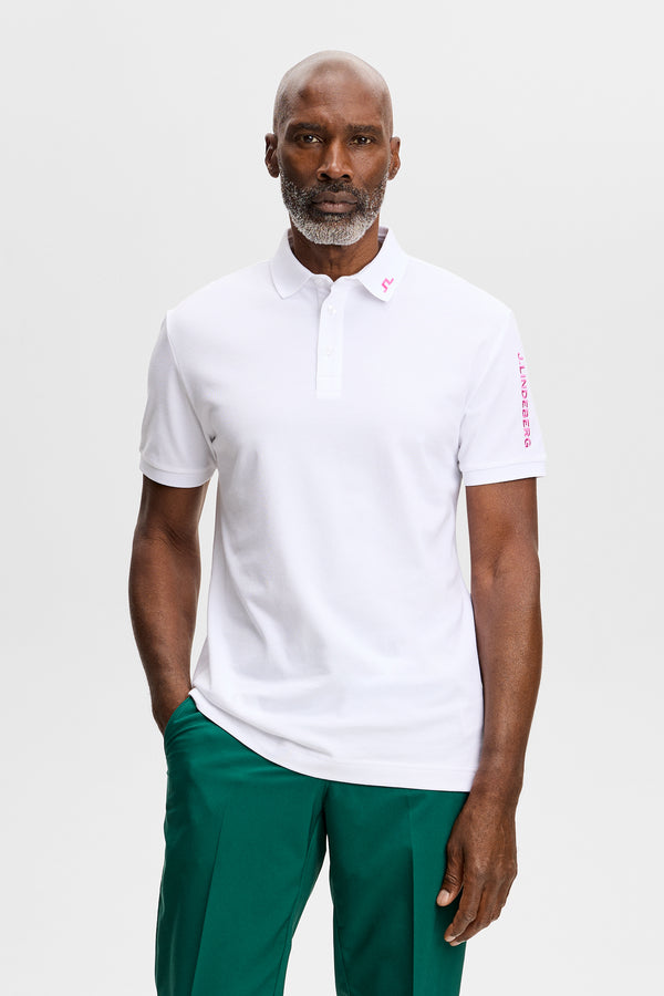 Tour Tech Pique Polo / White