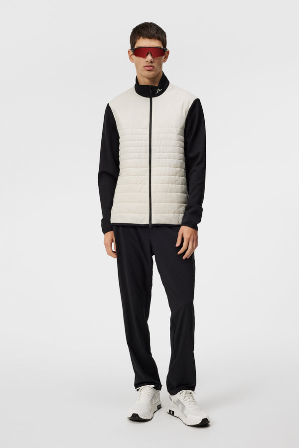 Martino Quilt Hybrid Jacket / Almond Milk