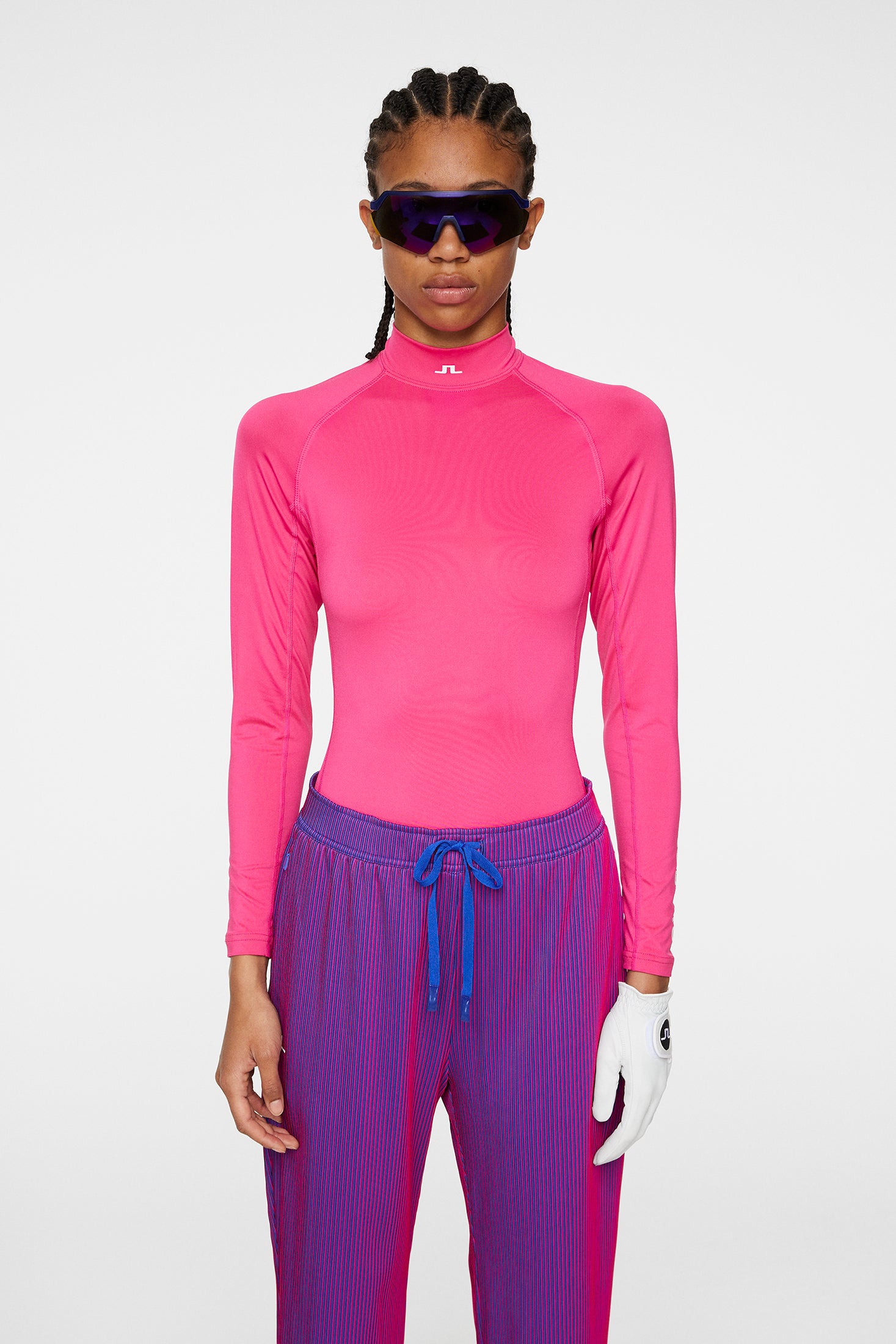 Asa Soft Compression Top / Pink Peacock | J.Lindeberg Official