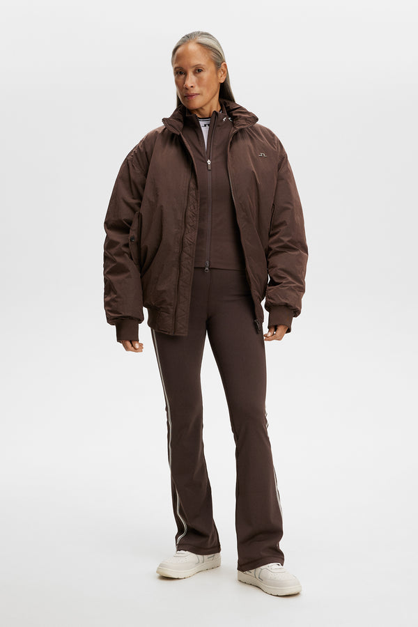 Madi ZIp Mid Layer / Seal Brown