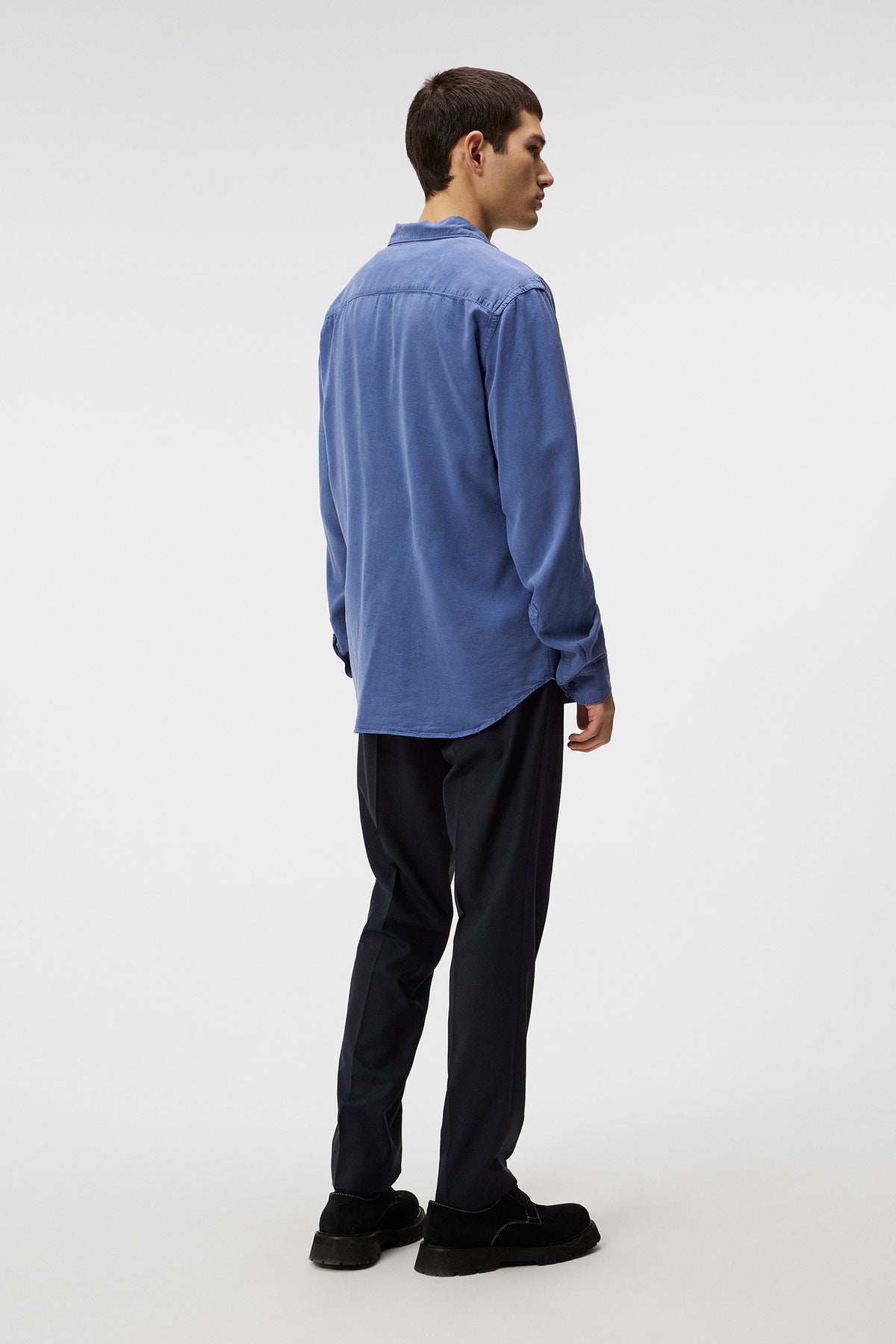 Slim LS Comfort Tencel Shirt / Bijou Blue