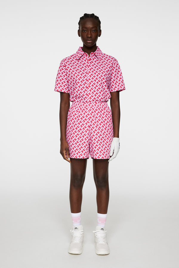 Diana Printed Shorts / Tour Geo Pink M