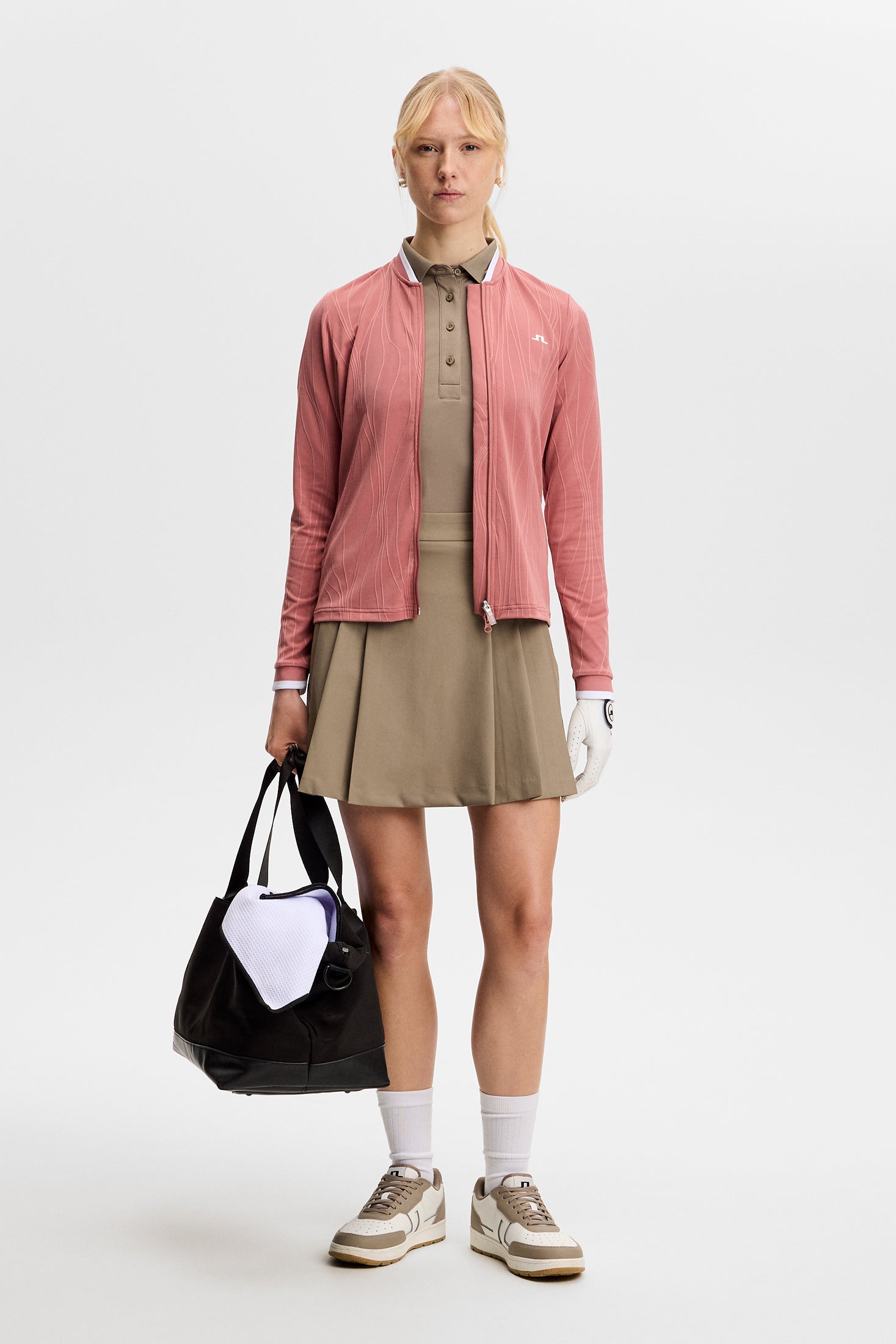 Susanna Mid Layer / Withered Rose | J.Lindeberg Official