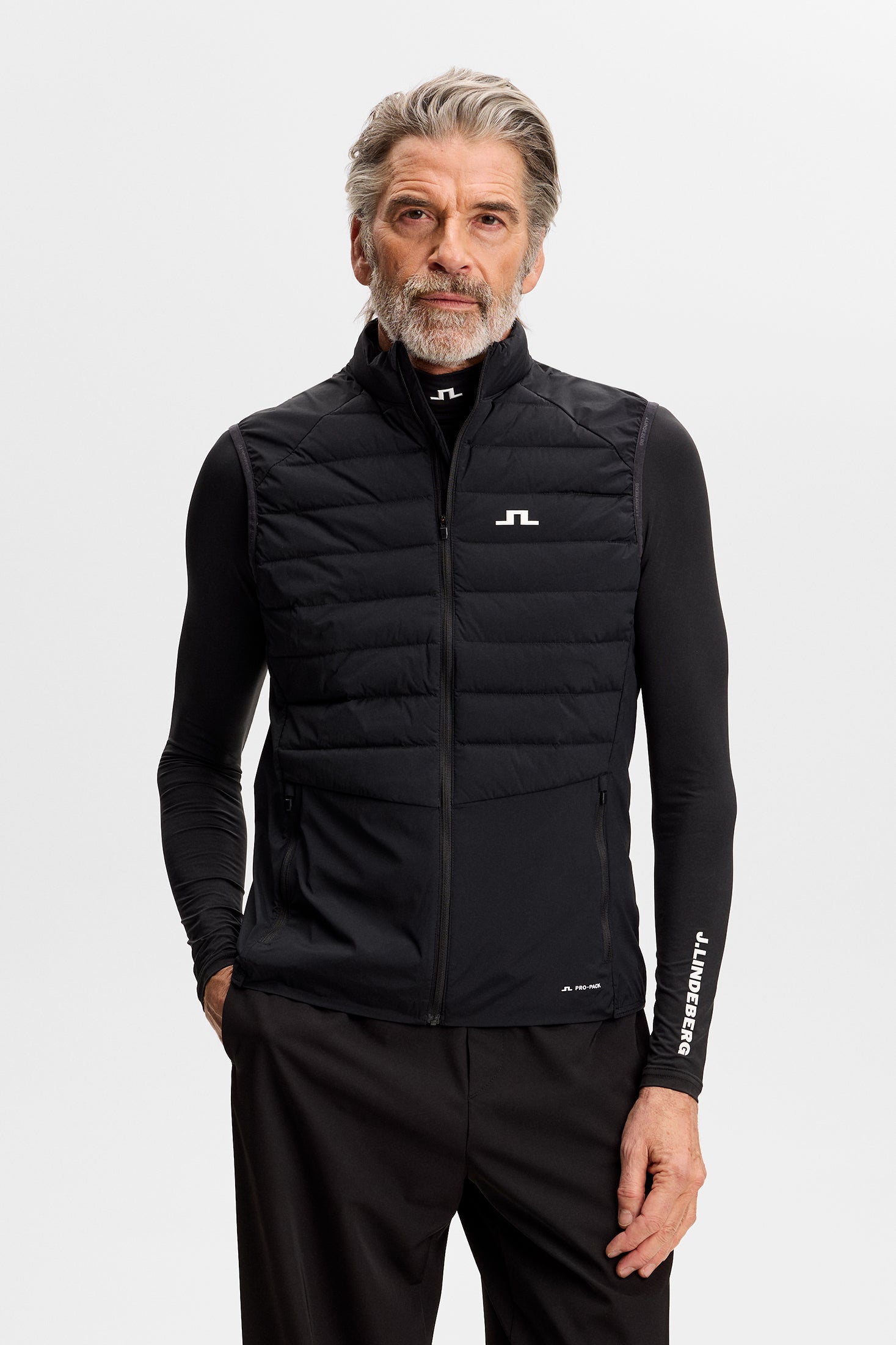 J.LINDEBERG ブラック ダウンベスト Ted Pro Pack Down Vest / Black – J.Lindeberg EU