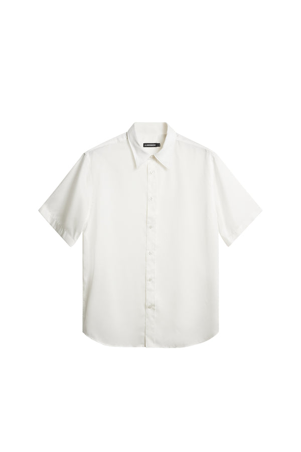 Reg SS Light Tencel Shirt / Cloud White