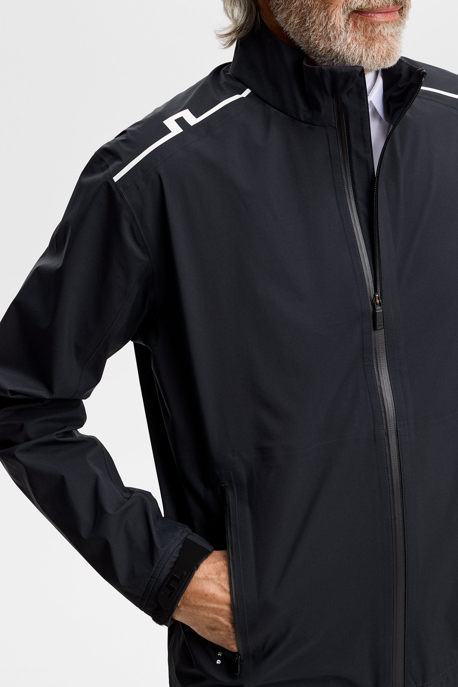 Shay Rain Jacket / Black | J.Lindeberg Official