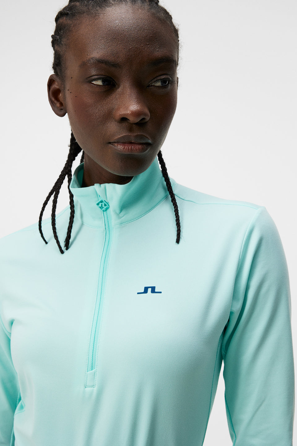 Lauryn Half Zip Mid Layer / Aruba Blue