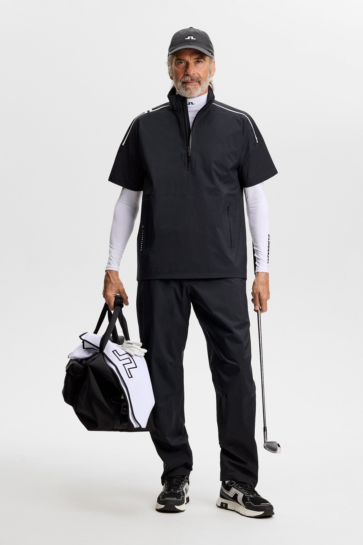 Shay Rain Shirt / Black | J.Lindeberg Official