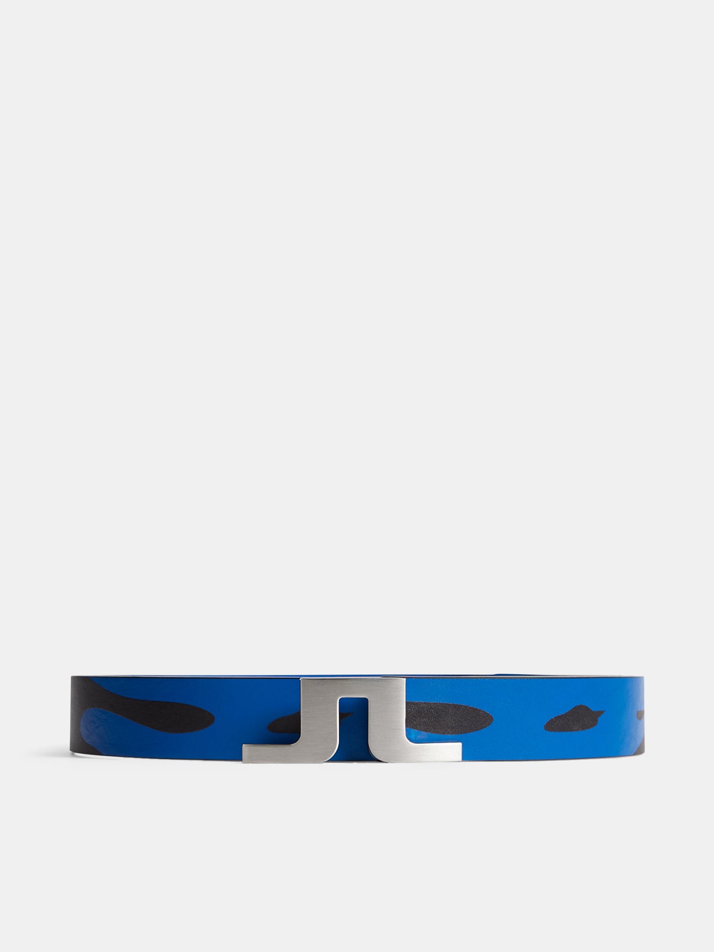 Bridger Printed Leather Belt / Neptune Nautical Blue