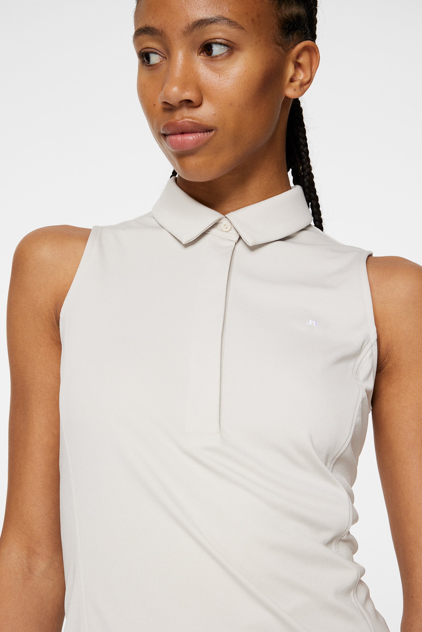 Dena Sleeveless Top / Moonbeam | J.Lindeberg Official