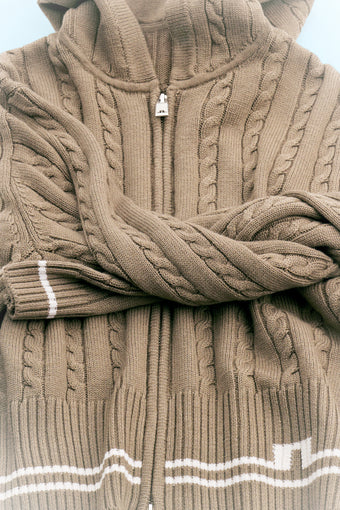 a close up of a sweater