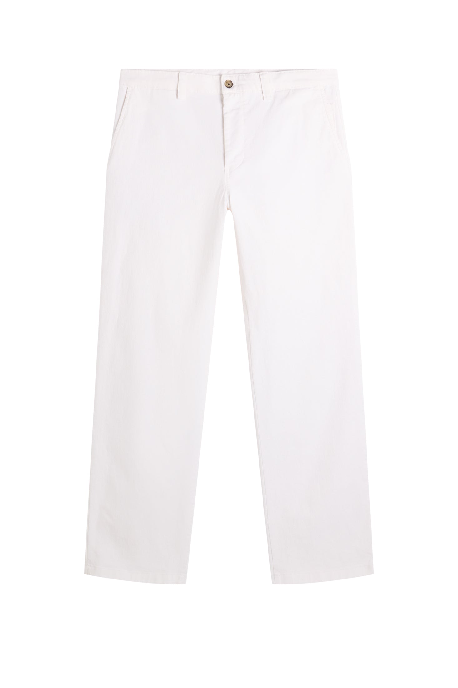 Devyn Straight Cotton Pants / White – J.Lindeberg EU