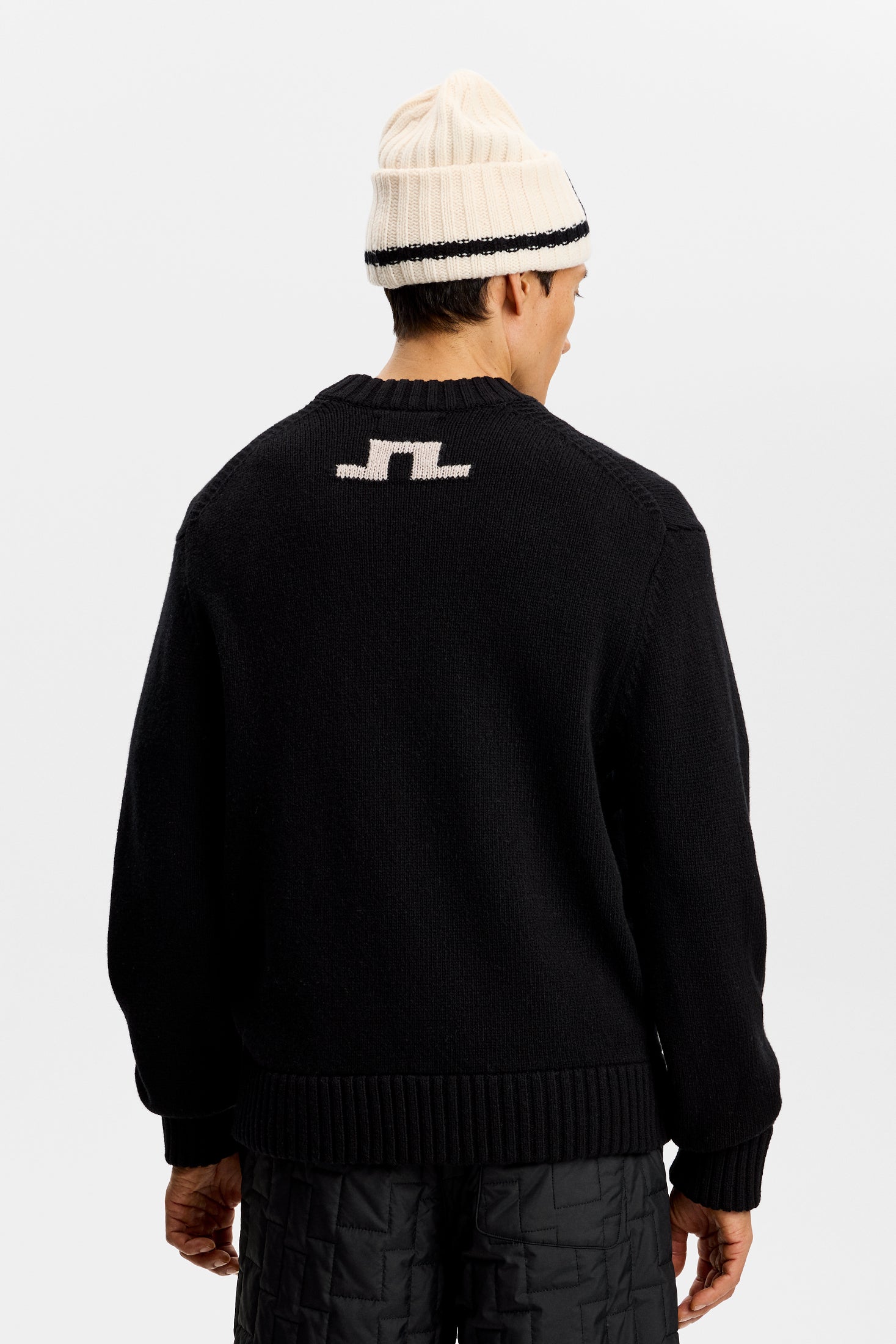Fabian Graphic Knit Sweater / Black – J.Lindeberg