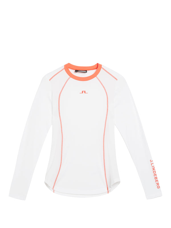 Amelia LS  Top / White
