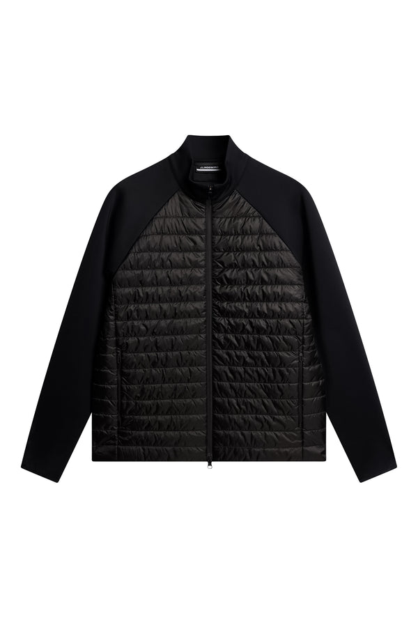 Hayden Quilt Hybrid Jacket / Black