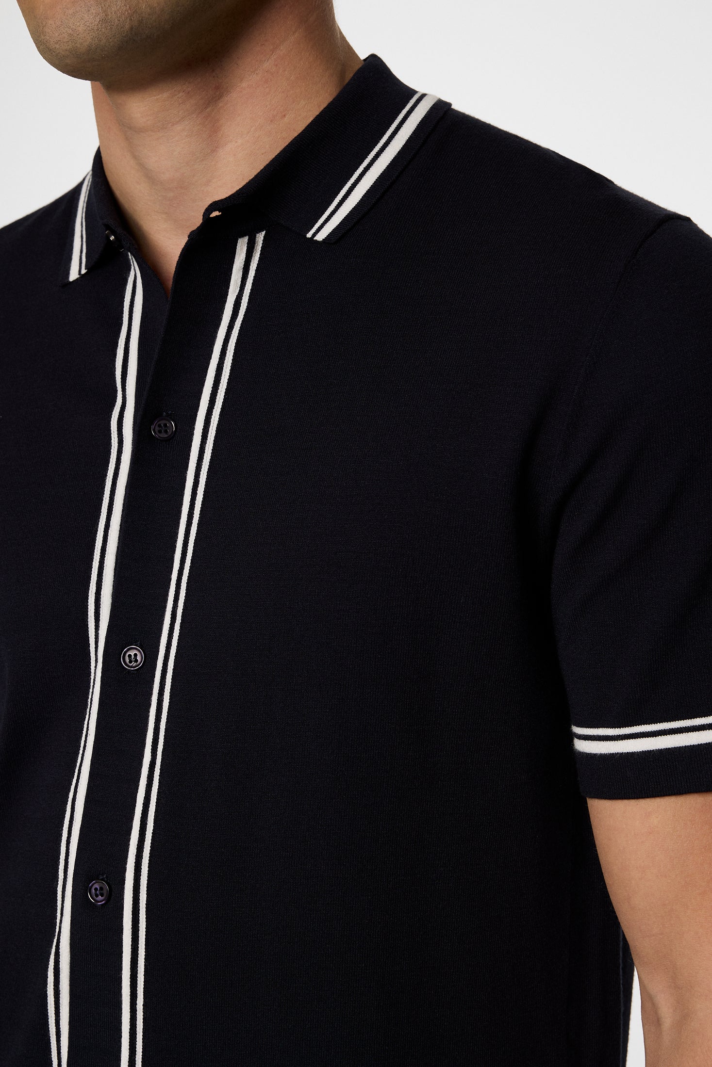 Nicolai Knitted Polo Shirt / JL Navy – J.Lindeberg EU