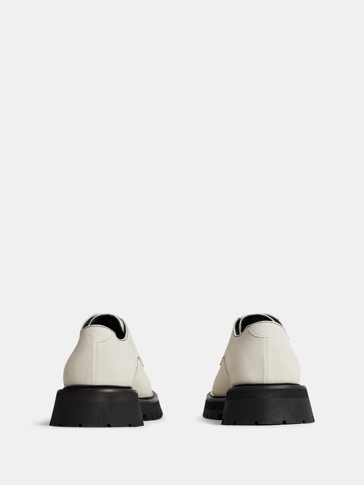 Derby Suede Shoe / Moonbeam