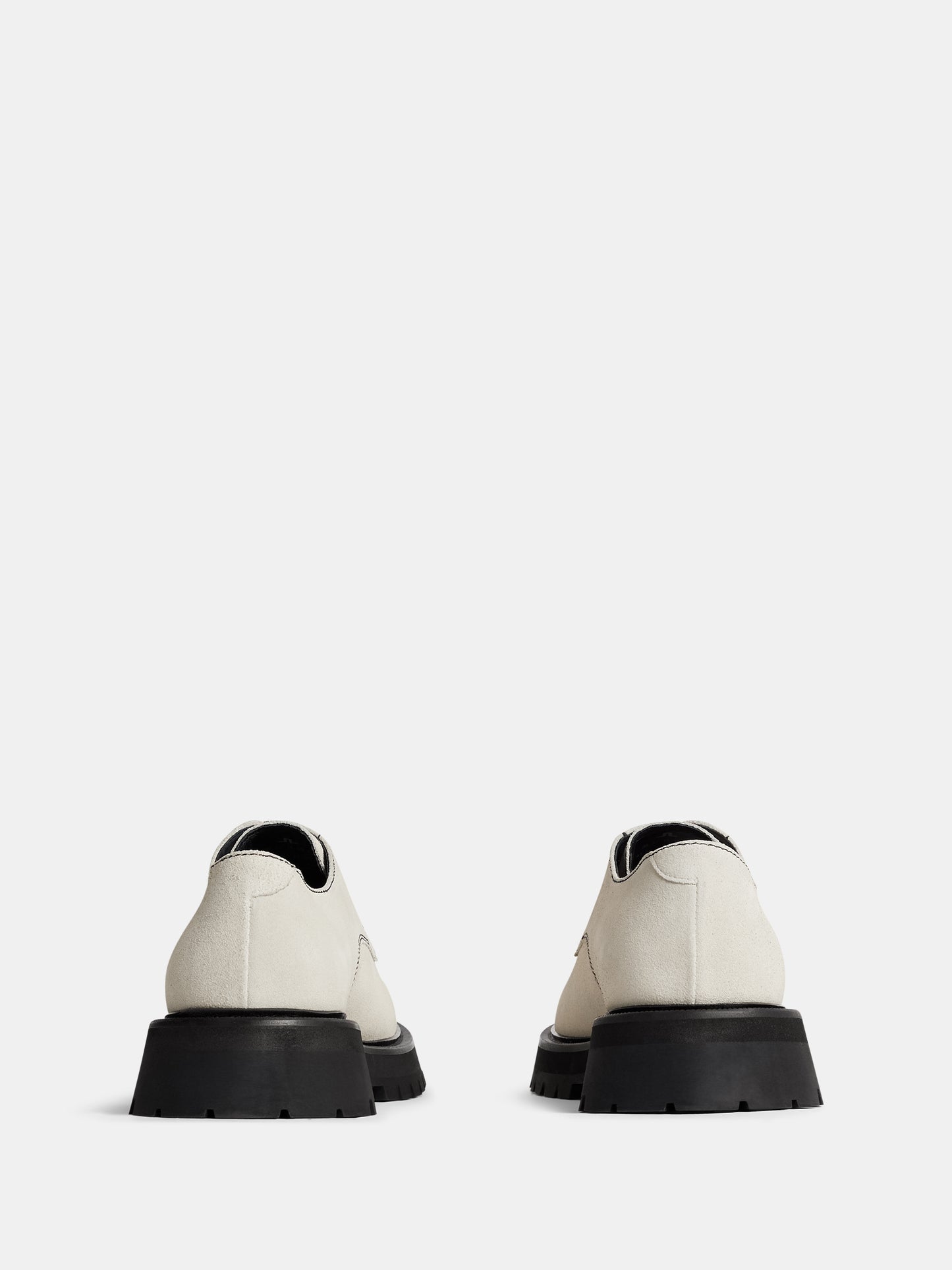 Derby Suede Shoe / Moonbeam