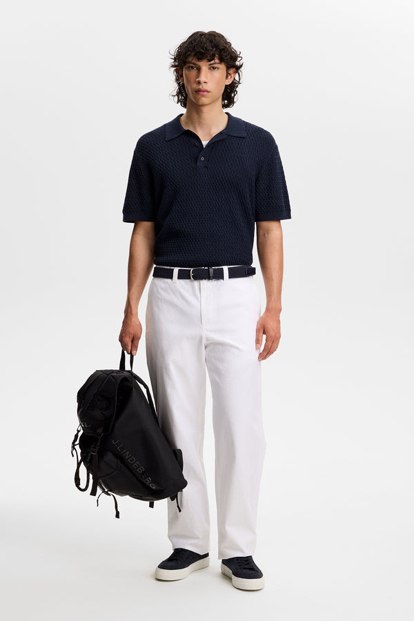 Devyn  Cotton Twill Pants / White