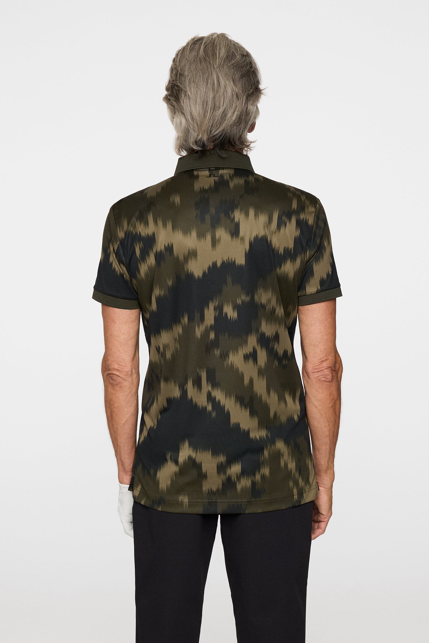 Tour Tech Print Polo / Warp Forest L – J.Lindeberg EU