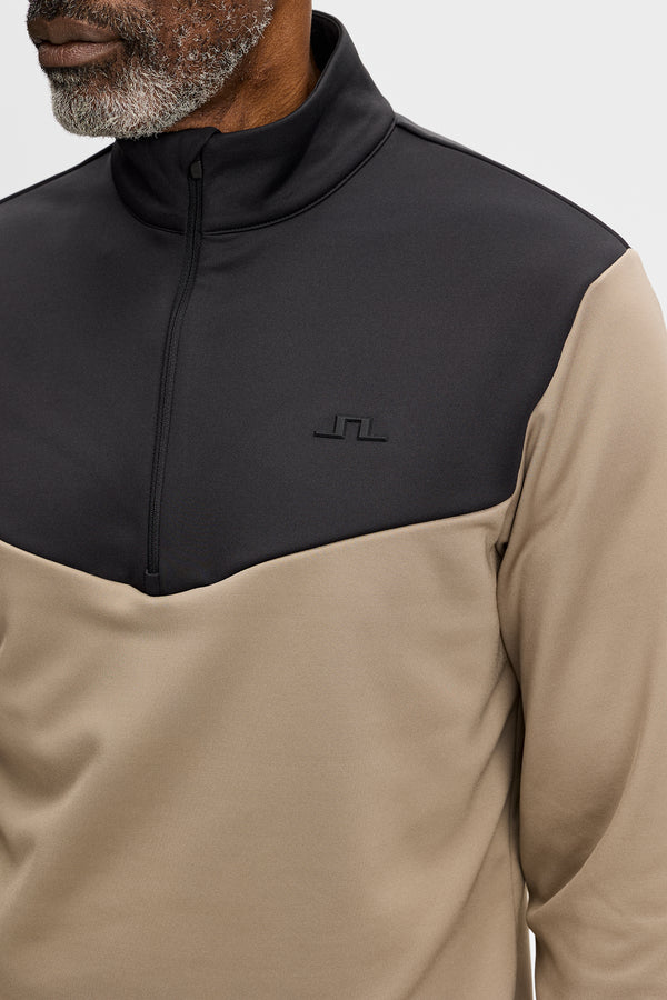 Maclean Quarter Zip Mid Layer / Brindle