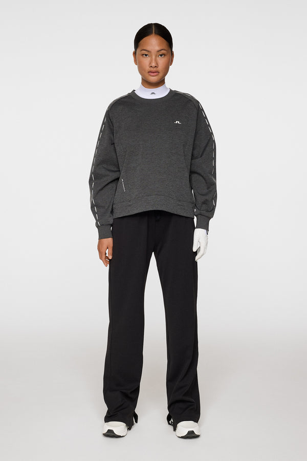 Lucy Windblock Sweatshirt / Asphalt and Black Melange