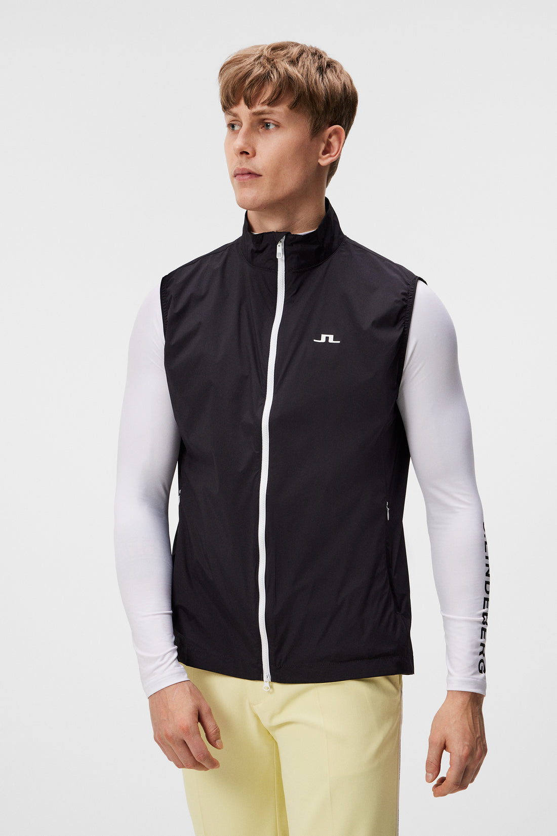 J Lindeberg Vest Ash Light Packable