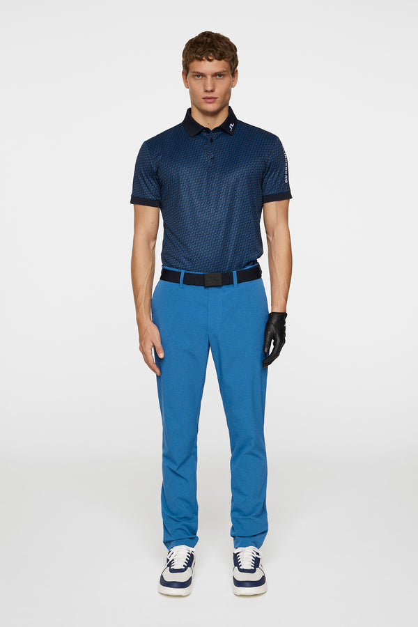 Tour Tech Print Polo / Shadow Bridge Navy S