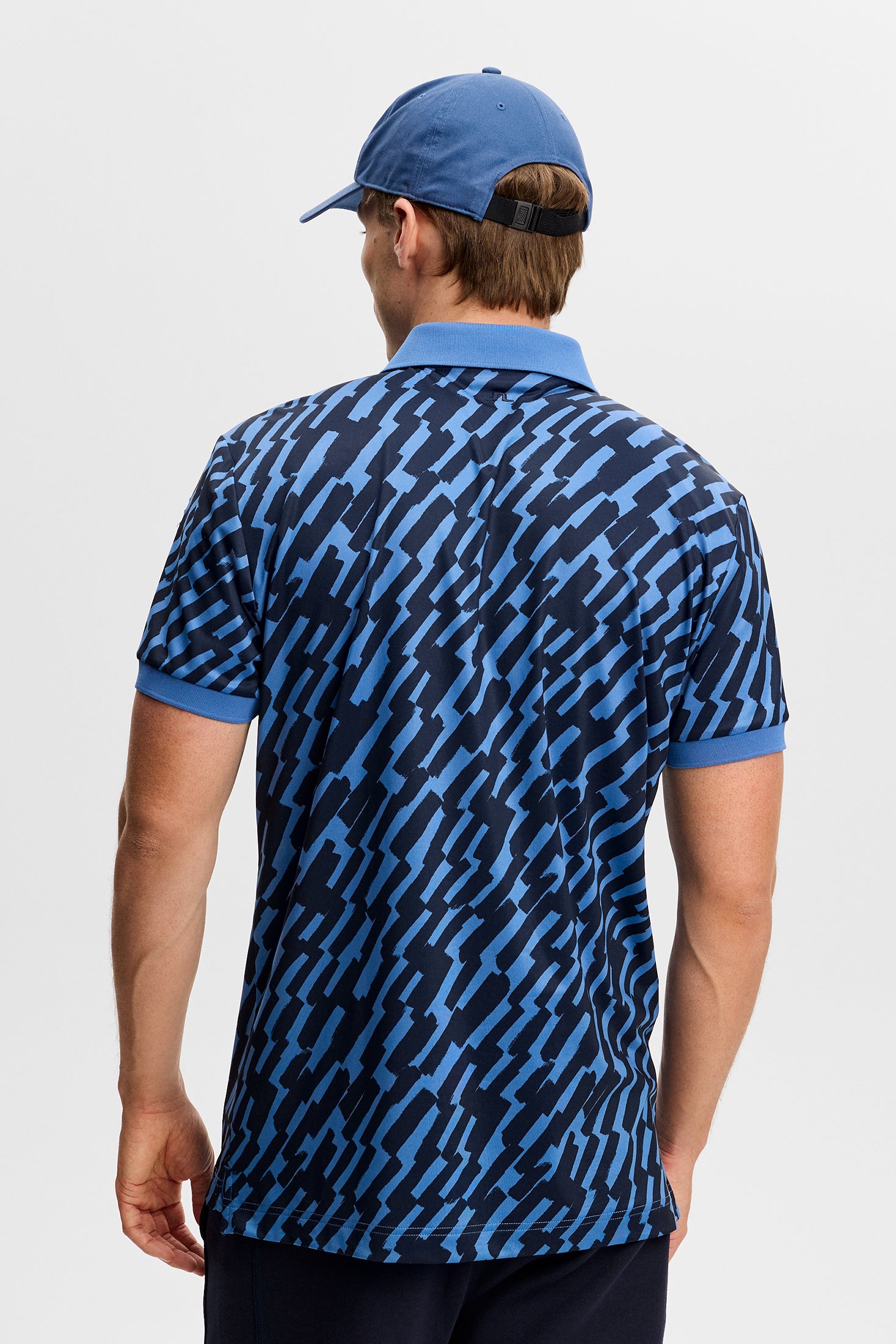 Tour Tech Print Polo / Oak Federal M – J.Lindeberg EU
