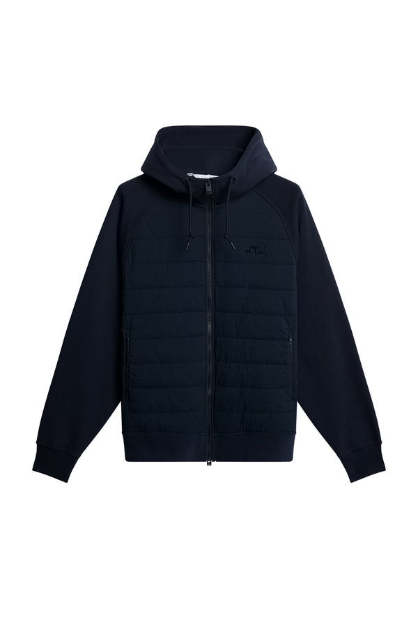 Mijo Hybrid Zip Hood Jacket / JL Navy