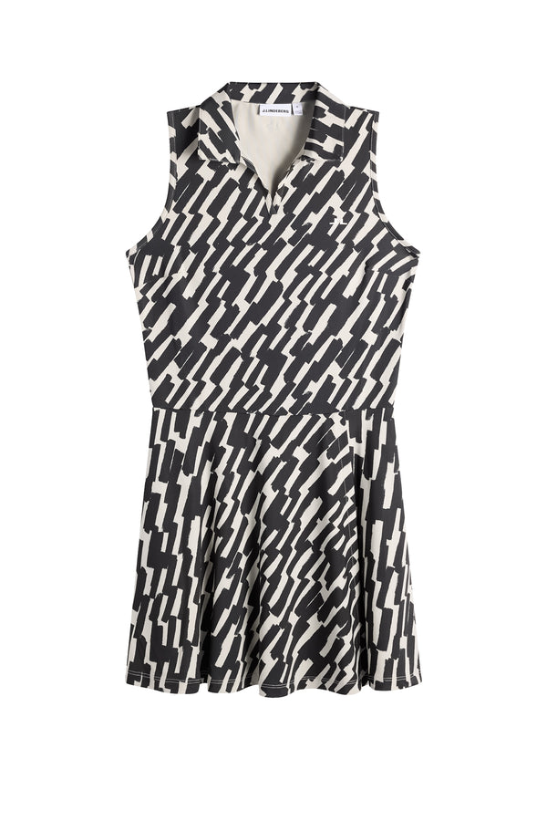 Dana Printed Dress / Oak Moonbeam M