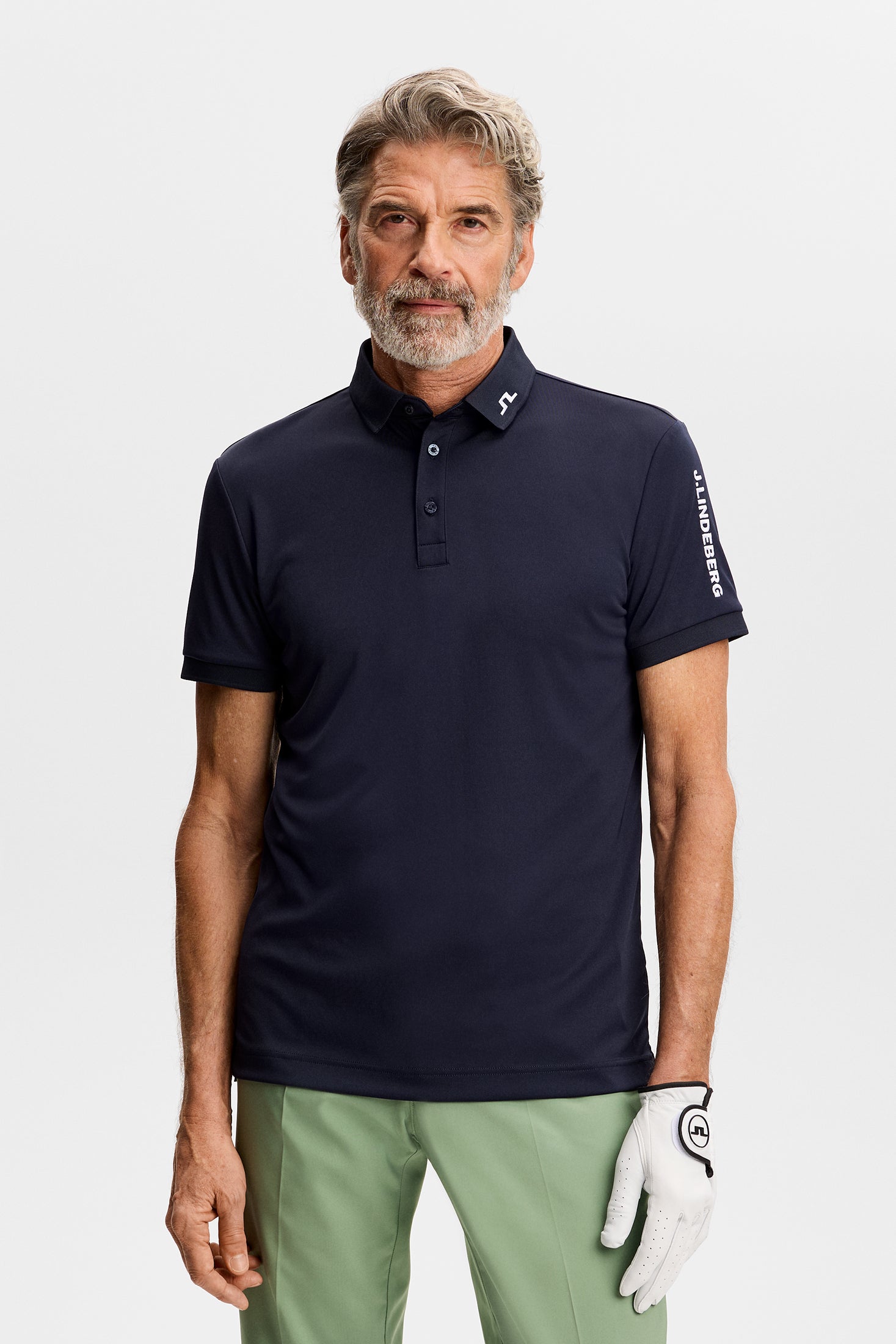 Tour Tech Slim Fit Polo / JL Navy | J.Lindeberg Official